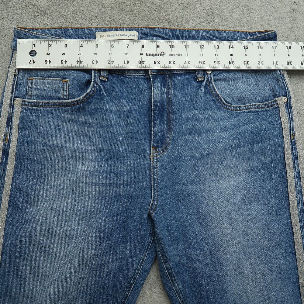 Pilcro Jeans Women's Fits 34x26 ( No Size Tag ) Blue High-Rise Cropped Denim - Picture 16 of 16